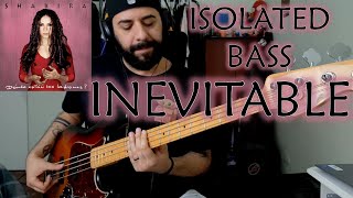 Inevitable Shakira SÓ BAIXO  ISOLATED BASS COVER [upl. by Amalbena]