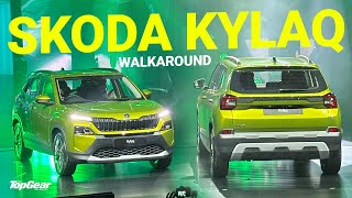 2024 Skoda Kylaq Walkaround  The best SUV under 8 Lakh [upl. by Noreh193]