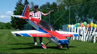 Christoph fly a Giant RC DA200 Aerobatic Airplane XTreme 26Oldtimertreffen [upl. by Jarin]