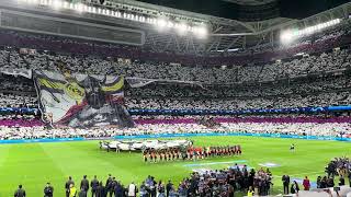 Incredible Santiago Bernabeu  Real Madrid vs Manchester City 33  Champions League Anthem [upl. by Rothwell]