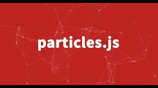 How to use particlesjs in one minute with easy code [upl. by Cumings]