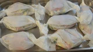 Recette Papillote de poisson facile rapide [upl. by Cchaddie864]