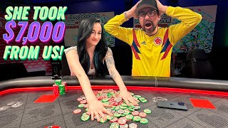 She Absolutely DESTROYED Us In The Craziest Poker Game In Vegas  Episode 5 [upl. by Einre]