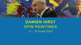 Damien Hirst  Spin Paintings  Portakal Sanat ve Kültür Evi  ARTtv [upl. by Dnomyad]