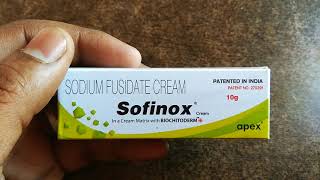 Sofinox Cream Uses Hindi  Sofinox cream  Sodium Fusidate Cream  Fusidate cream [upl. by Imarej]