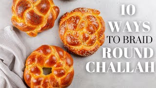 HOW TO MAKE A ROUND CHALLAH  THE MOST BEAUTIFUL amp EASY ROUND CHALLAH FOR ROSH HASHANAH  FRUM IT UP [upl. by Nylkaj77]