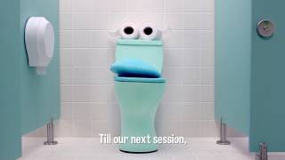 Loo Gurus Wisdom Video 1  Keep Toilet Seats Clean [upl. by Josefa806]