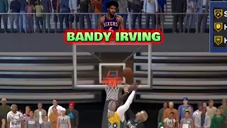 This KYRIE IRVING build GOT the BEST handleslayups nba2k24 nba2k 2k24 nutmegs jellylayup [upl. by Rehpotsyrhc]