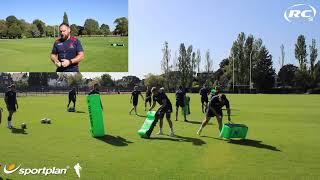 Continuous Breakdown Drill  London Scottish Rugby  Rugby Drill [upl. by Ecarret]