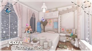 Bloxburg  20k Cozy Modern Family House Build  NO GAMEPASS [upl. by Enelyk]