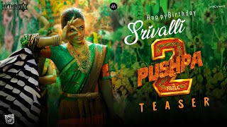 Pushpa 2 Srivallis FIRST look Teaser  Allu Arjun  Rashmika Mandanna  Sukumar  Tupaki Filmy [upl. by Goodill39]