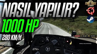 ETS 2 HIZ HİLESİ NASIL YAPILIR 1000 HP  HASARSIZLIK MODU  NO DAMAGE  Steam Atölye nasılyapılır [upl. by Eulaliah]