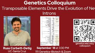 UWMadison Genetics Colloquium Russ CorbettDetig  September 18 2024 [upl. by Bullock]