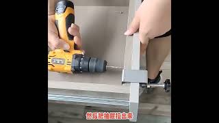 2Pcs Drawer Front Installation Clamps Woodwork Cabinet Aids Mounting Tool [upl. by Ellednahs675]