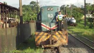 Preparación y Salida del Tren Turístico en Siquirres [upl. by Ayortal]