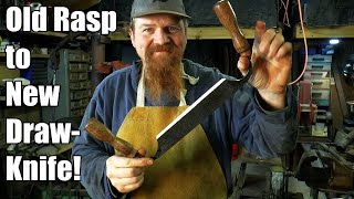 Blacksmithing Forging a Drawknife [upl. by Maurita]