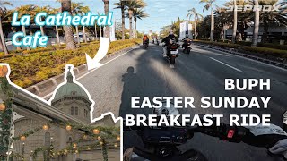 EASTER SUNDAY RIDE TO LA CATHEDRAL CAFE  POV RIDE  TRIDENT 660  RAW SOUND [upl. by Yardna]