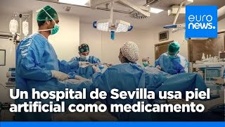 Así es como utiliza piel artificial el primer hospital de España autorizado [upl. by Joleen]