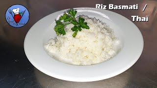 Maîtrisez la cuisson du Riz Basmati  Thaï  Succès garanti à chaque fois [upl. by Aihtniroc67]