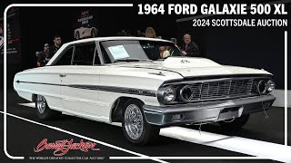 SOLD Danny Kokers 1964 Ford Galaxie 500 XL  BARRETTJACKSON 2024 SCOTTSDALE AUCTION [upl. by Yroj]