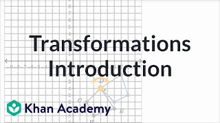 Introduction to transformations  Transformations  Geometry  Khan Academy [upl. by Marcin887]