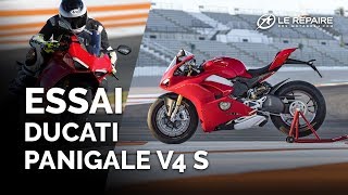 Essai Ducati Panigale V4 S  Modèle 2018 [upl. by Naraa]