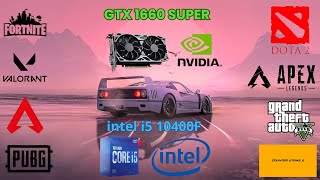 I5 10400F  GTX 1660 super Benchmark in 10 game in late 2023 Gameplay1080P [upl. by Alimhaj]