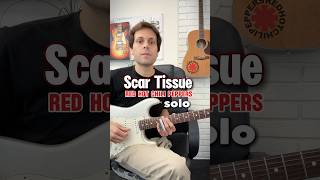 Scar Tissue  guitar solo  Red Hot Chili Peppers guitar solo slide [upl. by Aihsel409]