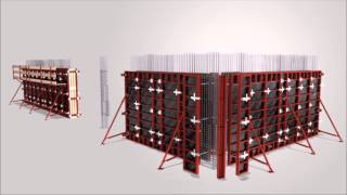 Pilosio P300 formwork for walls [upl. by Nonnek923]