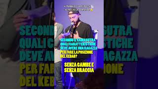 RISPOSTA amp DOMANDA SENZA GAMBE E SENZA BRACCIA standupcomedy angeloamaro [upl. by Oruntha]