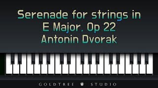 Antonin Dvorak  Serenade for strings in E Major Op 22 안토닌 드보르자크  현을 위한 세레나데 E장조 Op22 [upl. by Clarette]