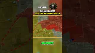 🏳️ RUSSIAN FORCES CLAIM FULL CONTROL OVER KREMINNA BALKA russia ukraine shorts trending [upl. by Eira644]