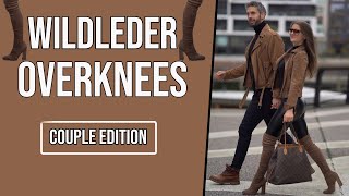 Wildleder Overknees  Couple Outfits [upl. by Donelson720]