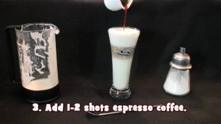 How to pour a Latte Macchiato in under 1 Minute [upl. by Goodard376]