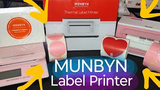 Crafty Studio vlog 2 Unboxing MUNBYN Printer [upl. by Cavan135]