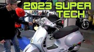 2023 Super Tech Vespa GTS 300 HPE2 Review [upl. by Yetsirhc]