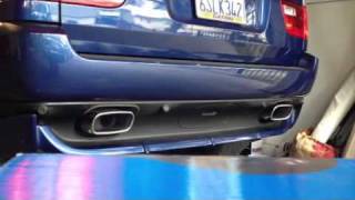 BMW X5 e53 48is Res delete w stright pipes cold [upl. by Drahnreb]