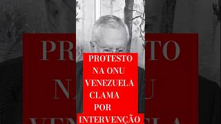 Protesto na ONU Venezuelanos Clamam por Intervenção noticias [upl. by Nnaeel]