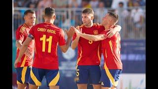 TOP GOALS OF THE DAY ⚽🔥 FIFA Beach Soccer World Cup 2025 – European Qualifier Andalucía Cádiz DAY1 [upl. by Ahsiryt168]