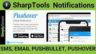 SharpTools Notifications Options  Pushover SetUp 2021 [upl. by Odrahcir]