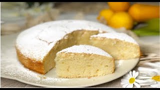 TORTA AL LIMONE 🤩Senza Uova Senza Latte Senza Burro RICETTA Light [upl. by Trabue]