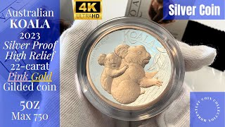 🪙 Australian Koala 2023 5oz Silver Proof Coin Review Rarity Unveiled 🐨  Numismatic Insights 📈 [upl. by Doscher33]