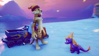 Spyro Reignited Trilogy  icy speedway how to get the orb [upl. by Annaohj356]