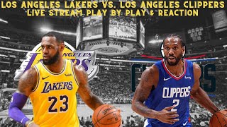 LIVE  NBA  Los Angeles Lakers VS Los Angeles Clippers Play By Play amp Reaction [upl. by Jami813]