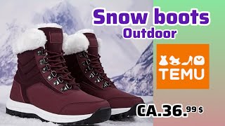 SNOW BOOTS OUTDOOR HIKING BOOTS trending giftideas winterboots gift shortvideo [upl. by Carrissa278]