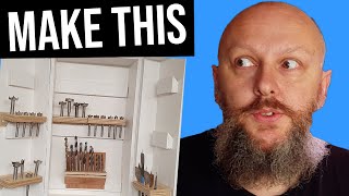 Easy to make workshop STORAGE from scrap wood [upl. by Karlie]