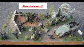 Tamiyas Flak 88  Tamiya Sdkfz 251 Diorama 135 quotAbwehrkampfquot [upl. by Noell977]