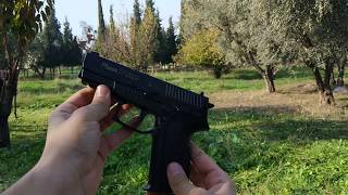 Swiss Arms Sig Sauer SP2022 Havalı Tabanca 25 Metre Atış Testi [upl. by Anairotciv]