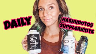 HASHIMOTOS Supplements  I Take Daily   NEISHA LOVES IT [upl. by Lahcim]