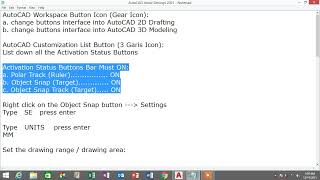 AutoCAD Tutorial Bahasa Melayu  Interface Setting amp Asas Command [upl. by Nawak]